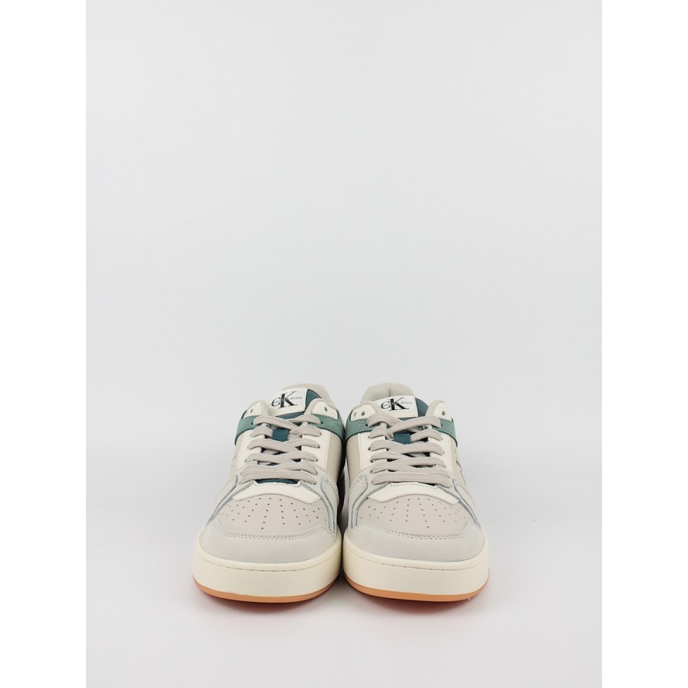 Ανδρικά Sneaker Calvin KLein Basket Cupsole Low Lth Ml Fad YM0YM00884-0GB Μπεζ