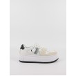 Γυναικεία Sneaker Calvin KLein Bold Flat Low Lace Mix Nbs Sat YW0YW01308-01W Ασπρο