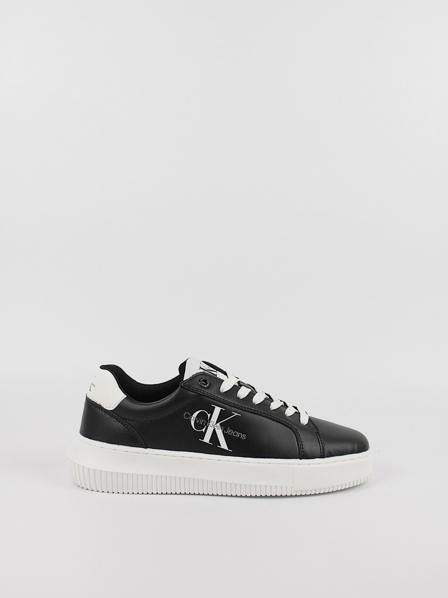 Γυναικεία Sneaker Calvin KLein Chunky Cupsole Mono Lth Wn YW0YW00823-BDS Μαύρο