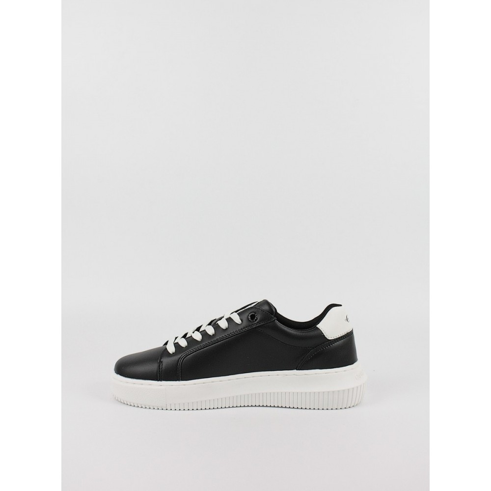 Γυναικεία Sneaker Calvin KLein Chunky Cupsole Mono Lth Wn YW0YW00823-BDS Μαύρο