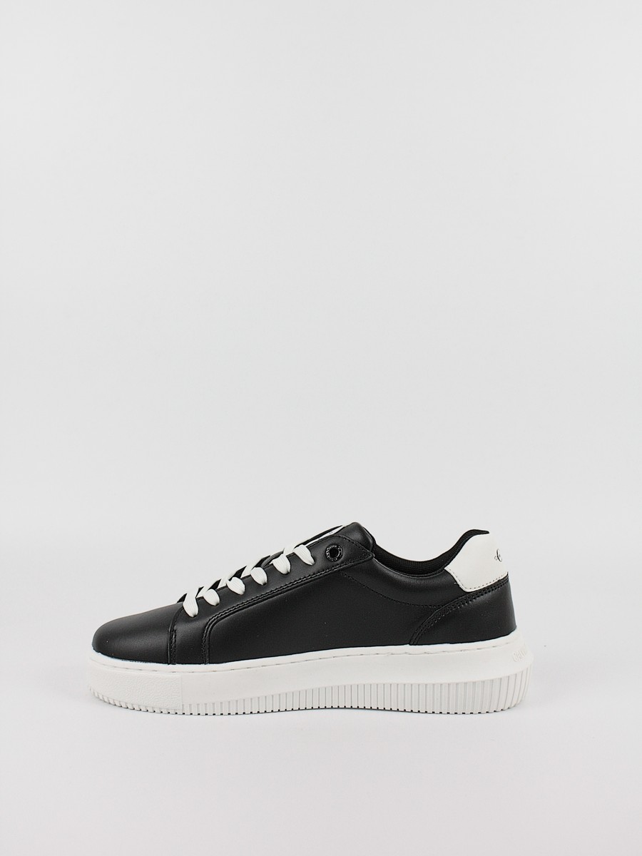 Γυναικεία Sneaker Calvin KLein Chunky Cupsole Mono Lth Wn YW0YW00823-BDS Μαύρο