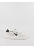 Γυναικεία Sneaker Calvin KLein Chunky Cupsole Mono Lth Wn YW0YW00823-0LB Ασπρο