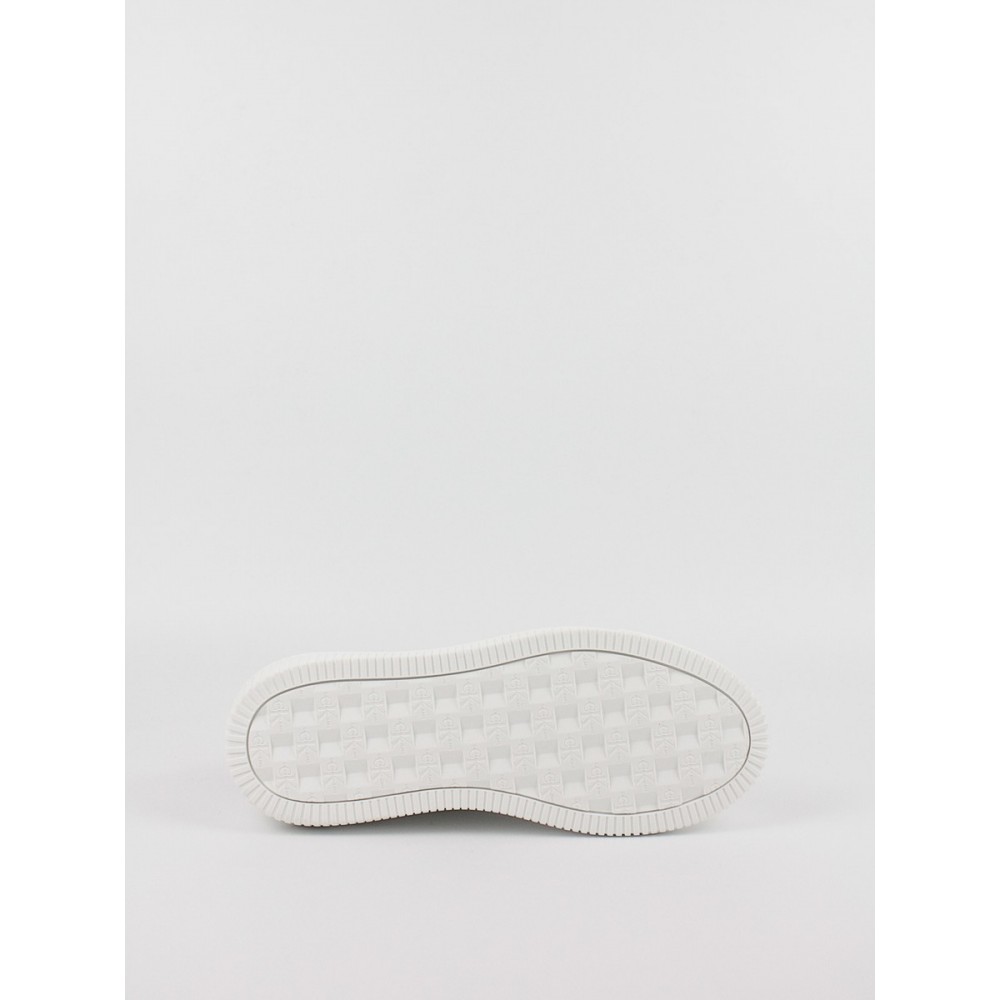 Γυναικεία Sneaker Calvin KLein Chunky Cupsole Mono Lth Wn YW0YW00823-0LB Ασπρο