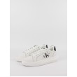 Γυναικεία Sneaker Calvin KLein Chunky Cupsole Mono Lth Wn YW0YW00823-0LB Ασπρο