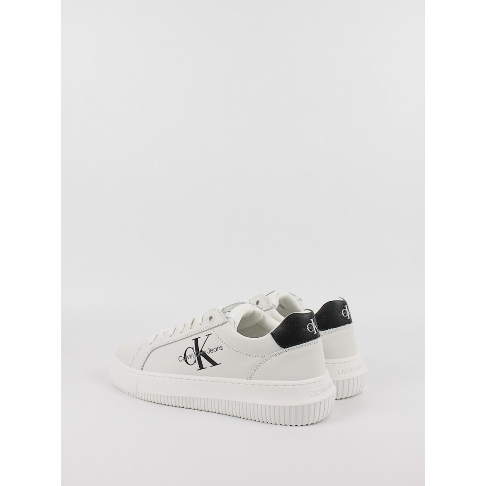 Women Sneaker Calvin KLein Chunky Cupsole Mono Lth Wn YW0YW00823-0LB White