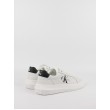 Γυναικεία Sneaker Calvin KLein Chunky Cupsole Mono Lth Wn YW0YW00823-0LB Ασπρο