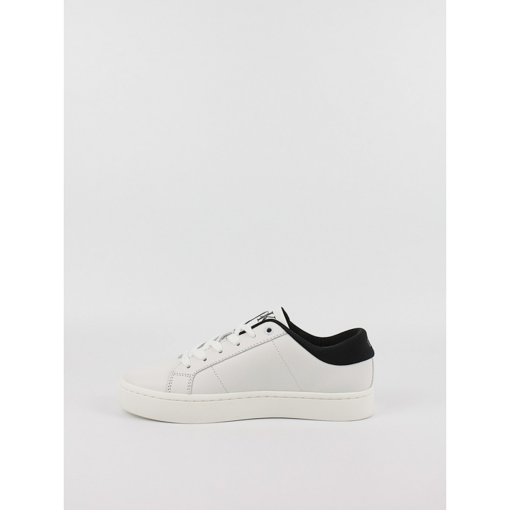 Women Sneaker Calvin KLein Classic Cupsole Low Lace Up Lth Wn YW0YW01444-0GM White