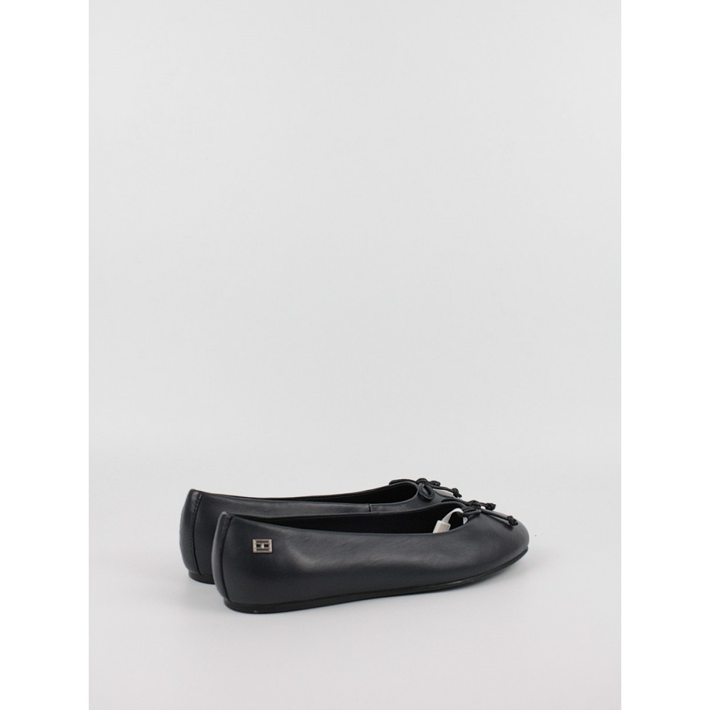 Γυναικεία Μπαλαρίνα Tommy Hilfiger Essential Leather Ballerina FW0FW07768-DW6 Μπλε