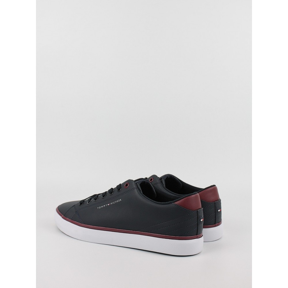 Men Sneaker Tommy Hilfiger Th Hi Vulk Core Low Letaher FM0FM05041-DW5 Blue Men Sneaker Tommy Hilfiger Th Hi Vulk Core Low Letaher FM0FM05041-DW5 Blue
