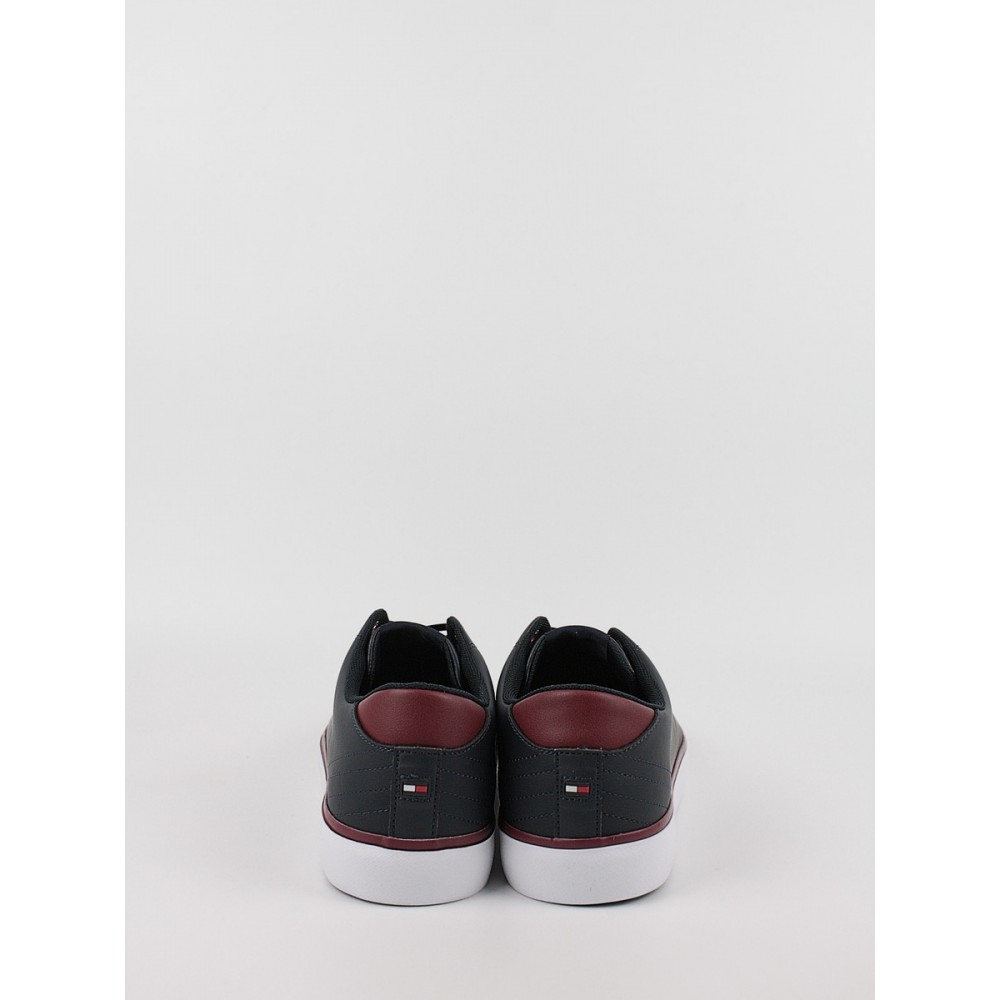 Men Sneaker Tommy Hilfiger Th Hi Vulk Core Low Letaher FM0FM05041-DW5 Blue Men Sneaker Tommy Hilfiger Th Hi Vulk Core Low Letaher FM0FM05041-DW5 Blue