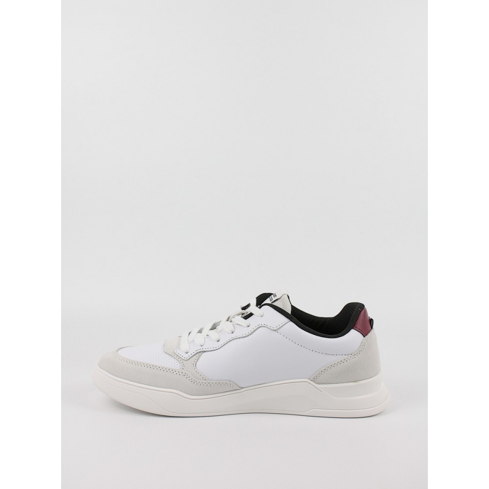 Ανδρικά Sneaker Tommy Hilfiger Elevated Cupsole Lth Mix FM0FM04929-YBS Ασπρο