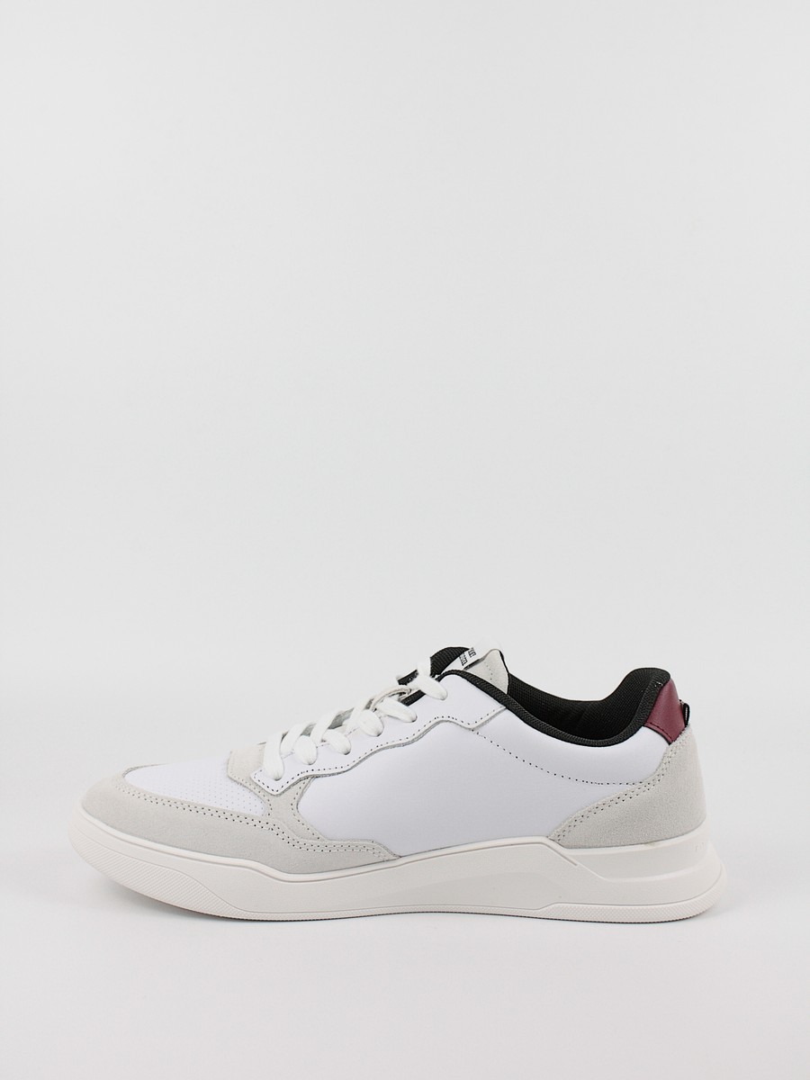 Ανδρικά Sneaker Tommy Hilfiger Elevated Cupsole Lth Mix FM0FM04929-YBS Ασπρο