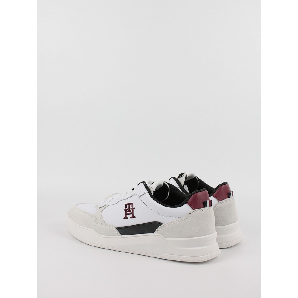 Ανδρικά Sneaker Tommy Hilfiger Elevated Cupsole Lth Mix FM0FM04929-YBS Ασπρο