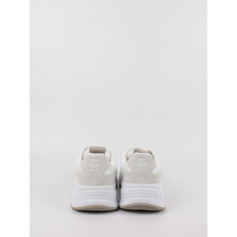 Γυναικεία Sneaker Tommy Hilfiger Chunky Feminine Runner Hardwear FW0FW07703-YBS Ασπρο