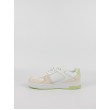 Women Sneaker Calvin KLein Basket Cupsole Lace Mix Nbs Sat YW0YW01446-02U White