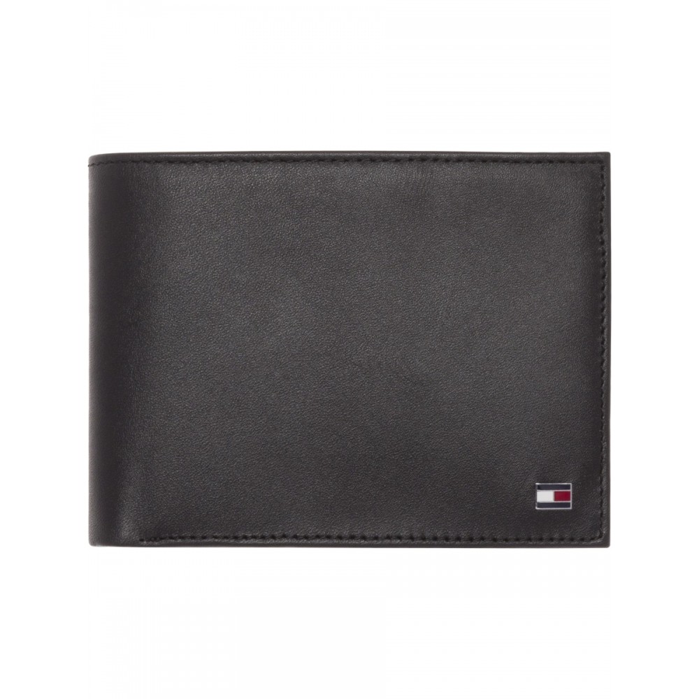 Men Wallet Tommy Hilfiger Eton Cc And Coin Pocket AM0AM00651-002 Black