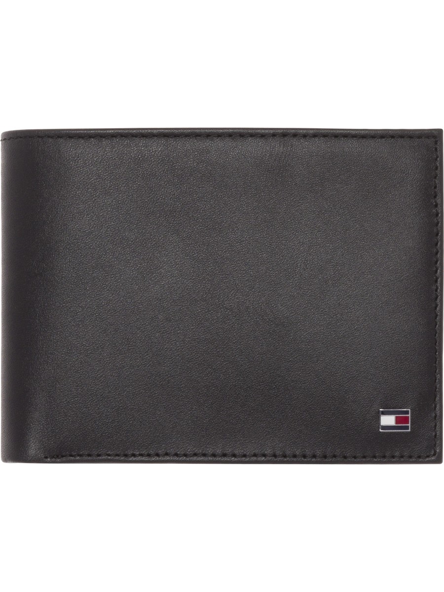 Men Wallet Tommy Hilfiger Eton Cc And Coin Pocket AM0AM00651-002 Black