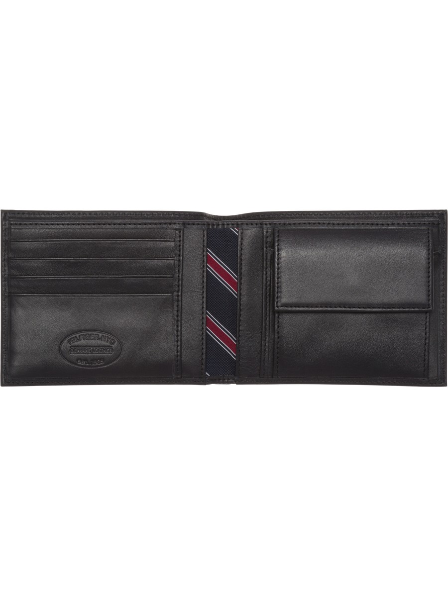 Men Wallet Tommy Hilfiger Eton Cc And Coin Pocket AM0AM00651-002 Black