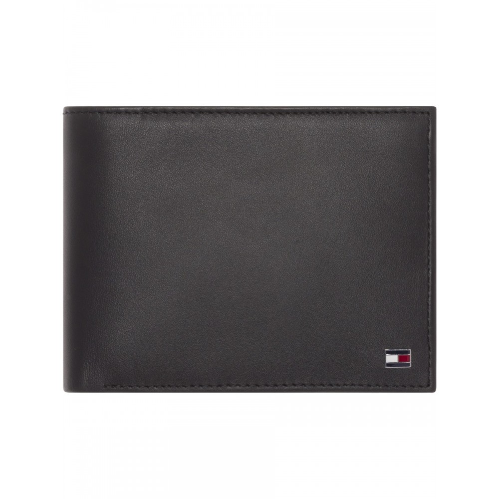 Men Wallet Tommy Hilfiger Eton Trifold AM0AM00657-002 Black