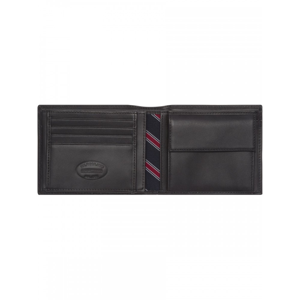 Ανδρικό Πορτοφόλι Tommy Hilfiger Eton Trifold AM0AM00657-002 Μαύρο