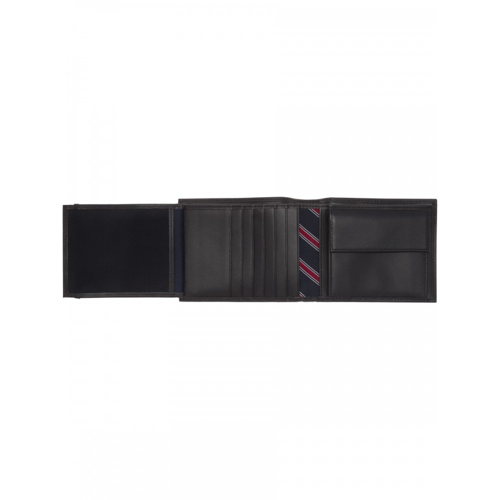 Men Wallet Tommy Hilfiger Eton Trifold AM0AM00657-002 Black