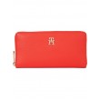Women Wallet Tommy Hilfiger Th Essential Sc Large Za Corp  AW0AW16094-XND Red
