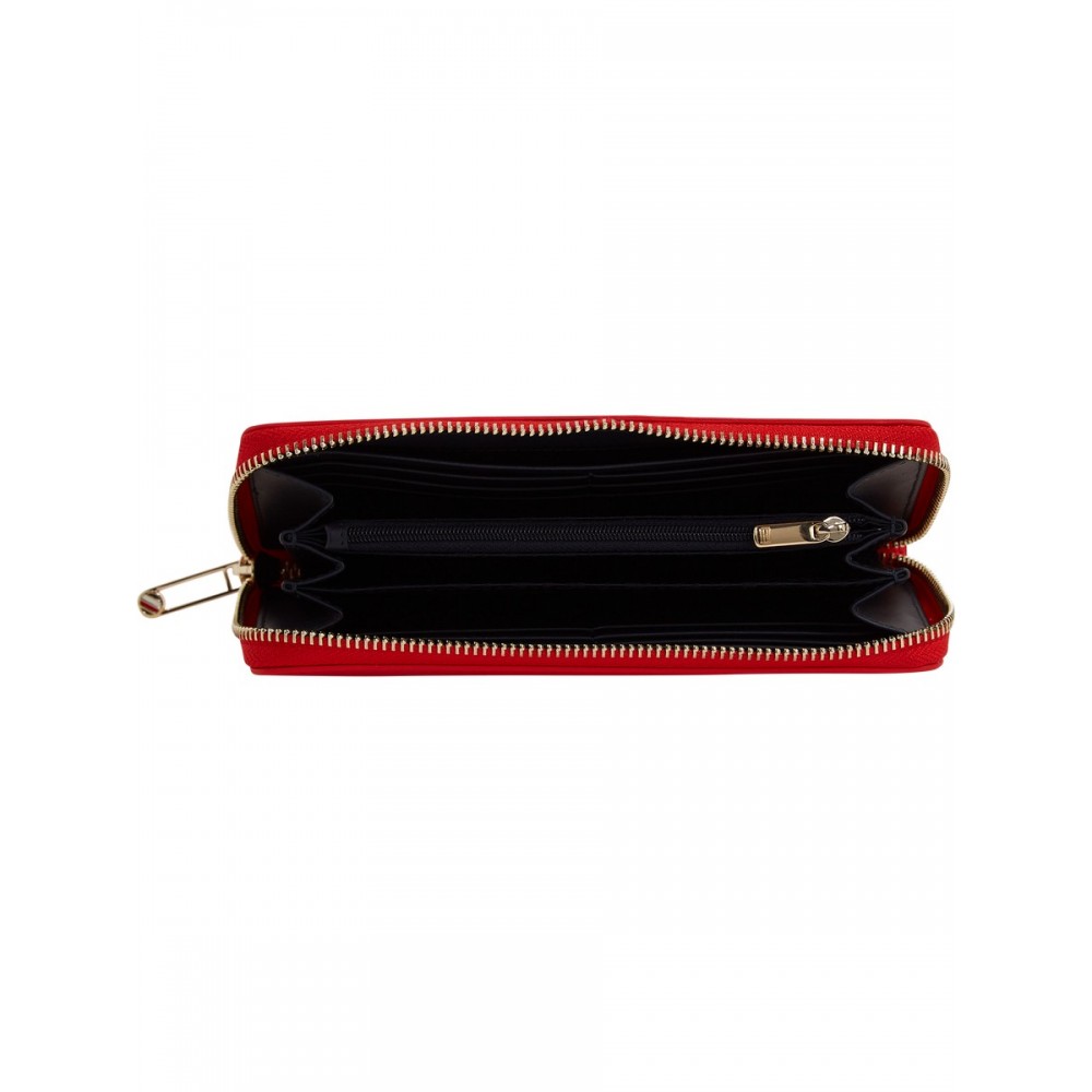 Women Wallet Tommy Hilfiger Th Essential Sc Large Za Corp  AW0AW16094-XND Red