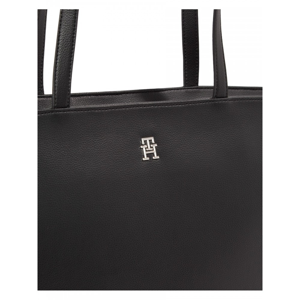 Women Bag Tommy Hilfiger Th Essential Sc Tote AW0AW15720-BDS Black