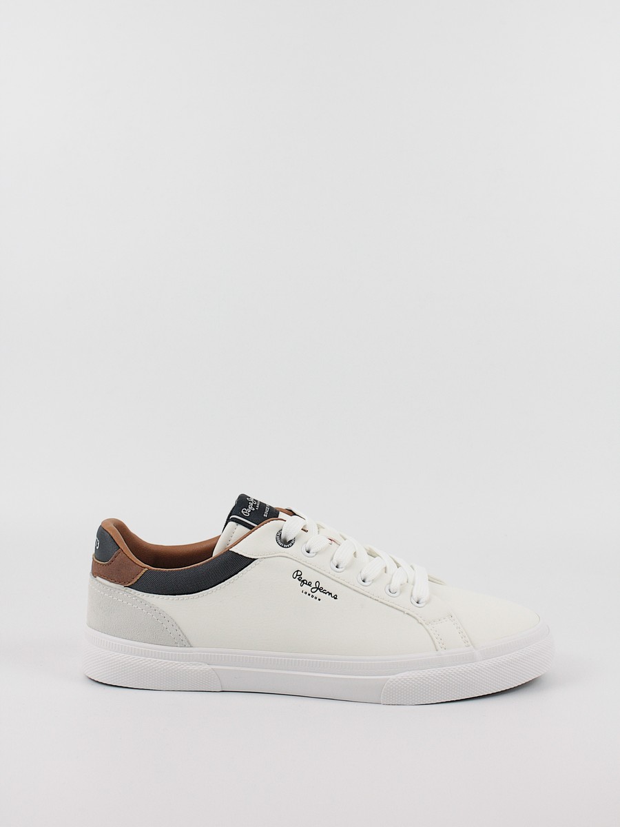 Men Sneaker Pepe Jeans London Kenton Court PMS30839-800 White