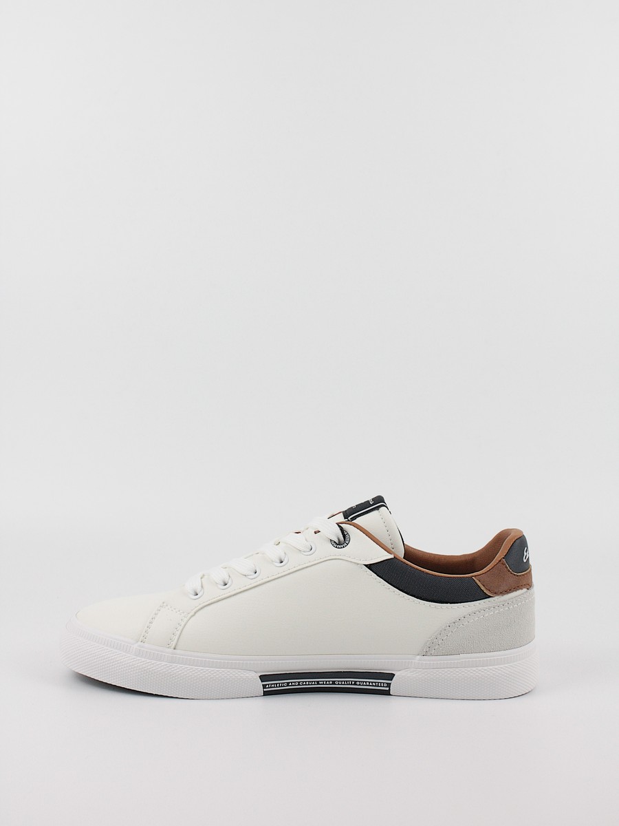 Ανδρικό Sneaker Pepe Jeans London Kenton Court PMS30839-800 Ασπρο