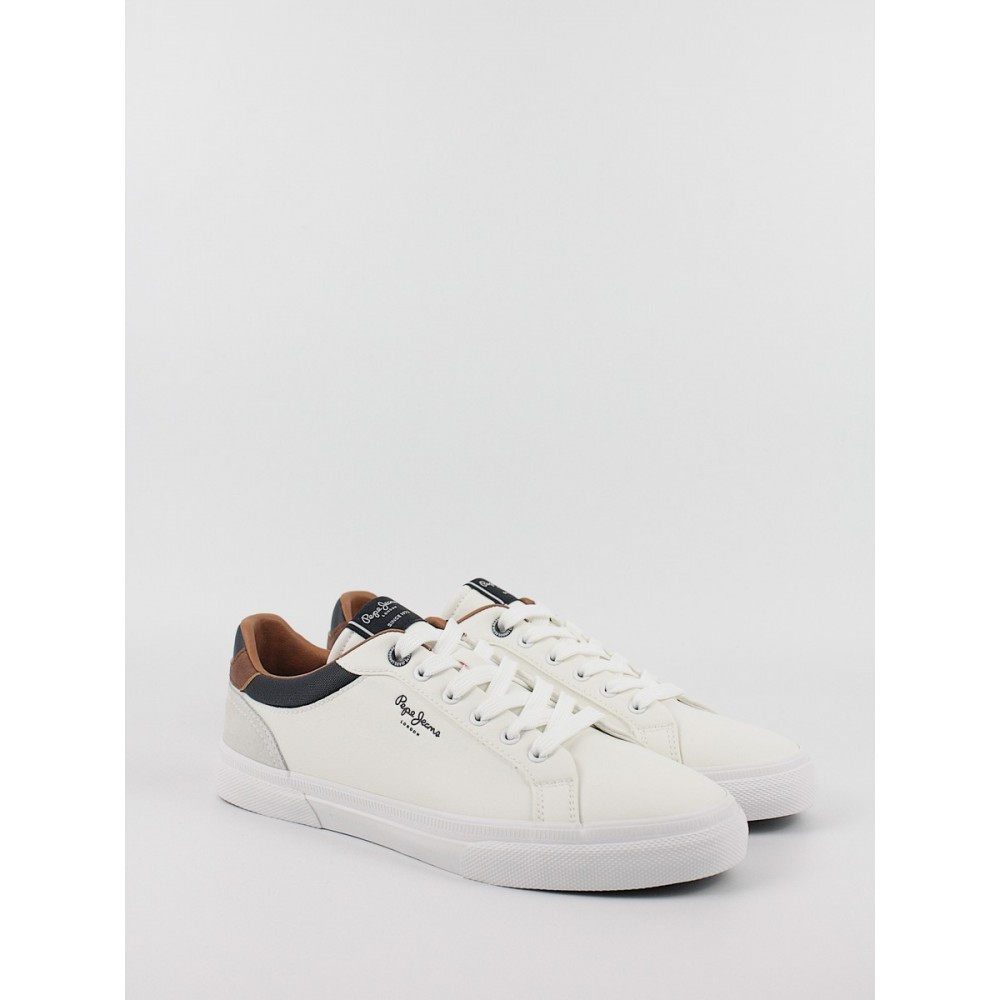 Men Sneaker Pepe Jeans London Kenton Court PMS30839-800 White