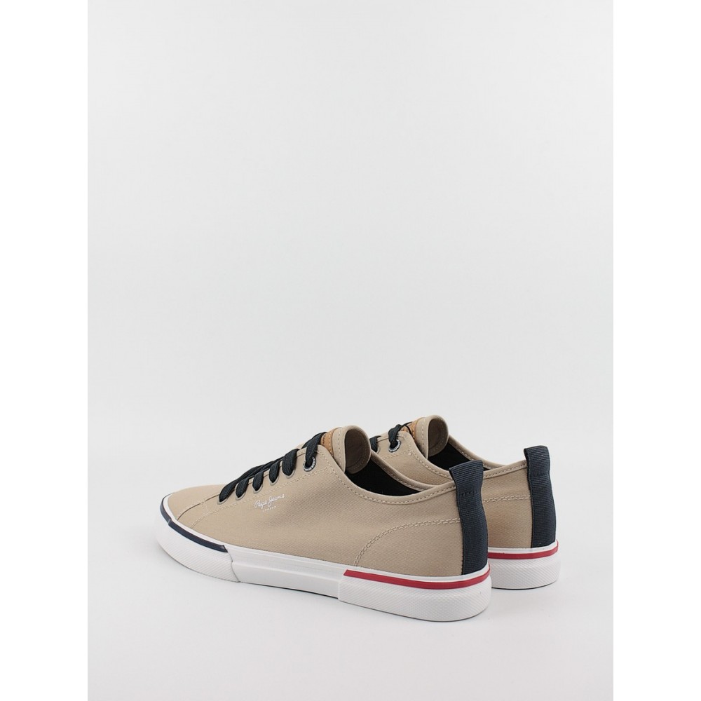 Ανδρικό Sneaker Pepe Jeans London Kenton Smart 22 PMS30811-855 Μπέζ