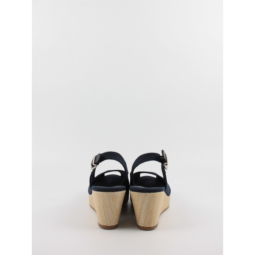 Γυναικεία Πλατφόρμα Tommy Hilfiger Iconic Elba Slink Back Wedge FW0FW04788-DW6 Μπλε