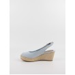 Women Wedge Tommy Hilfiger Iconic Elba Slink Back Wedge FW0FW04788-C10 Light Blue