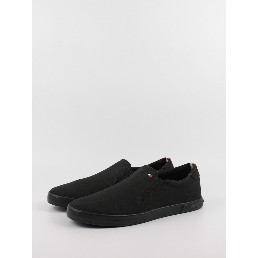 Ανδρική Sneakers Tommy Hilfiger Iconic Slip On Harlow 2D FM0FM00597-0GK Μαύρο