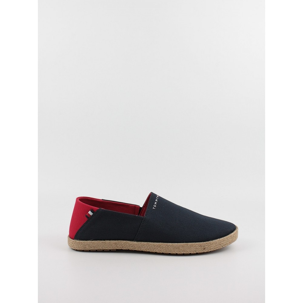 Men s Espadrilles Tommy Hilfiger Hilfiger Espadrille Core Textile FM0FM04981 DW5 Blue