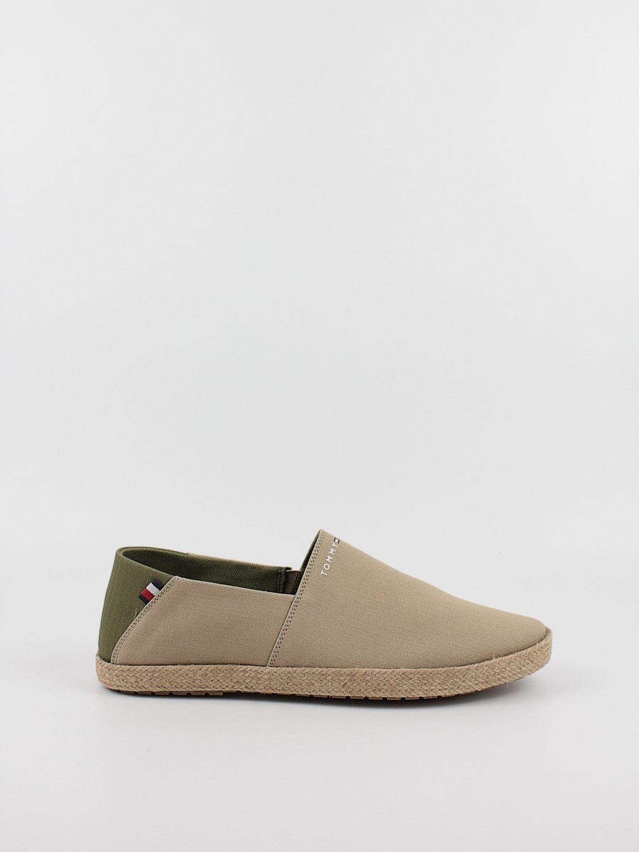 Ανδρική Εσπανδρίγια Tommy Hilfiger Hilfiger Espadrille Core Textile FM0FM04981-AEG Μπεζ