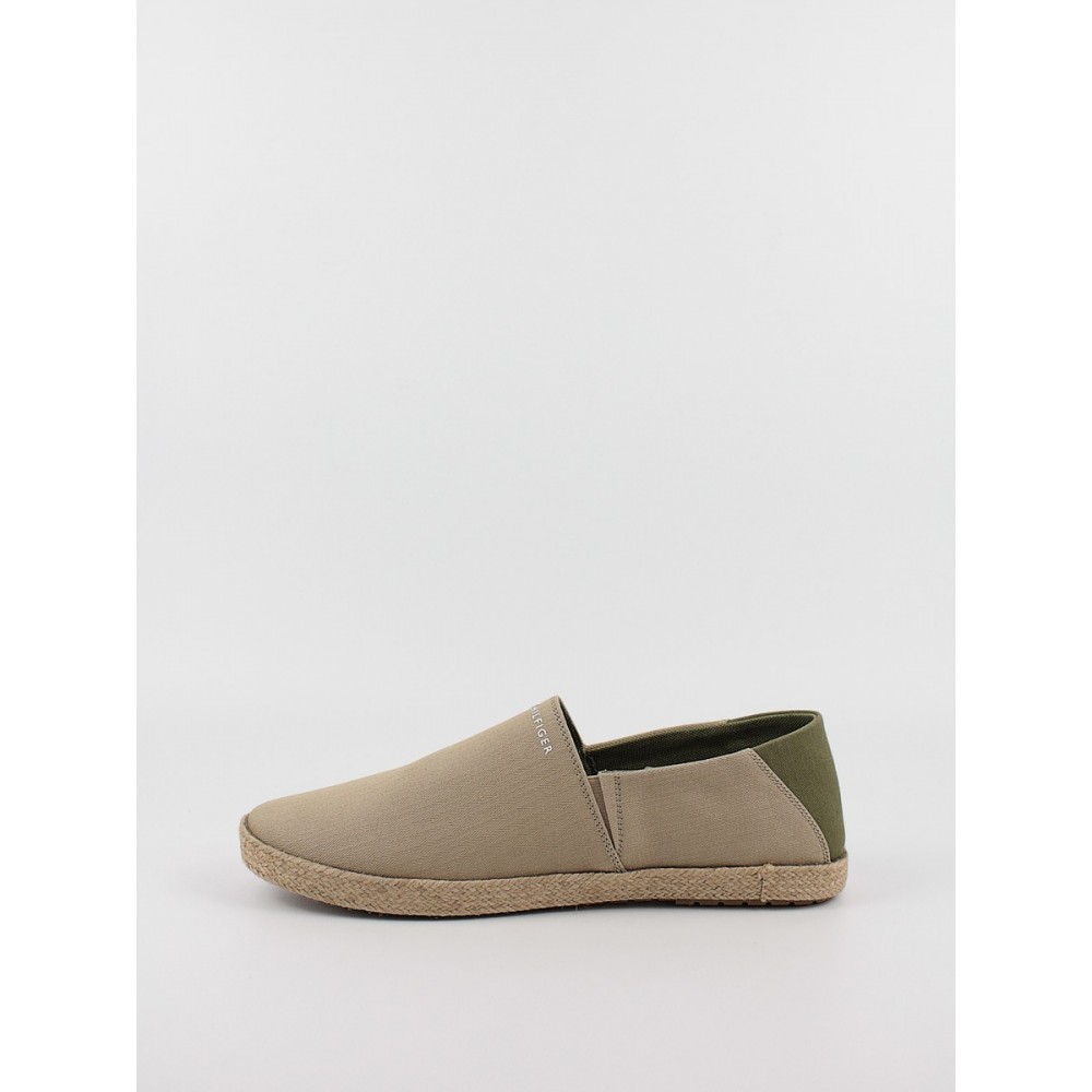 Men\'s Espadrilles Tommy Hilfiger Hilfiger Espadrille Core Textile FM0FM04981-AEG Biege Men\'s Espadrilles Tommy Hilfiger Hilfiger Espadrille Core Textile FM0FM04981-AEG Biege