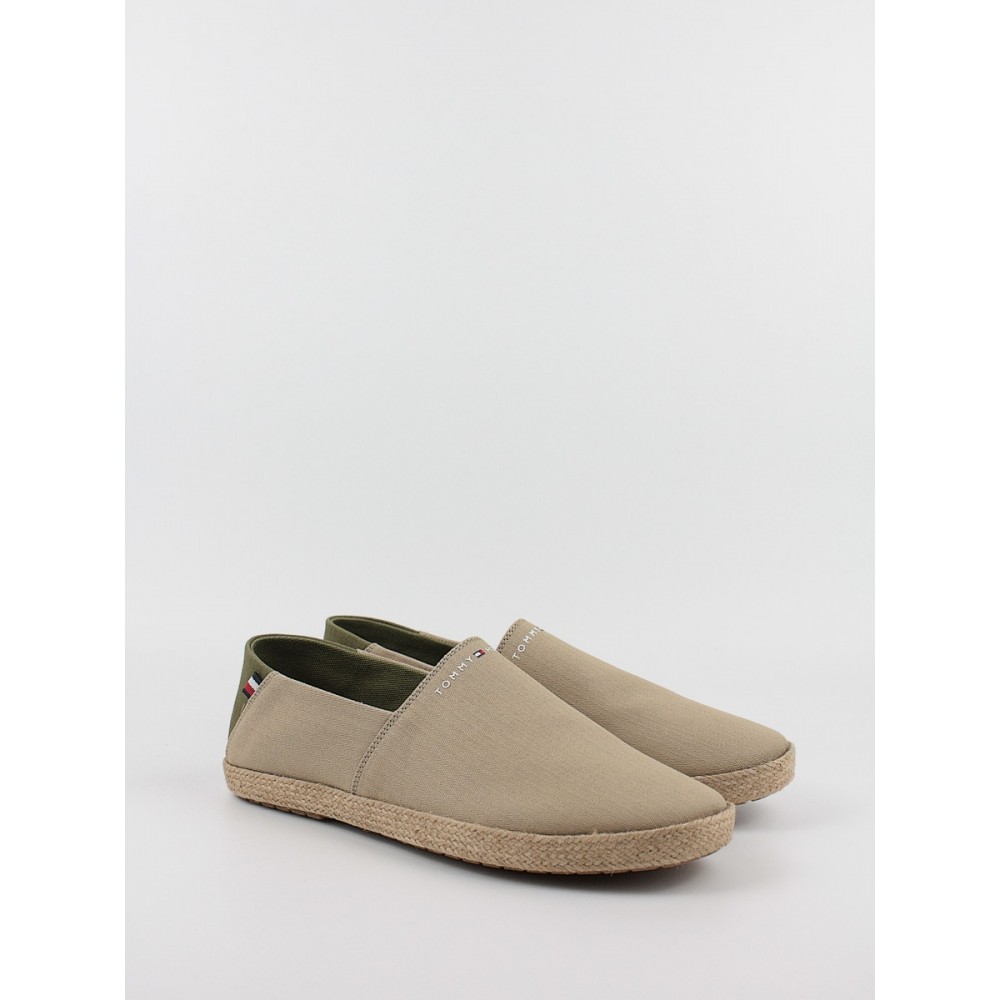 Men\'s Espadrilles Tommy Hilfiger Hilfiger Espadrille Core Textile FM0FM04981-AEG Biege Men\'s Espadrilles Tommy Hilfiger Hilfiger Espadrille Core Textile FM0FM04981-AEG Biege