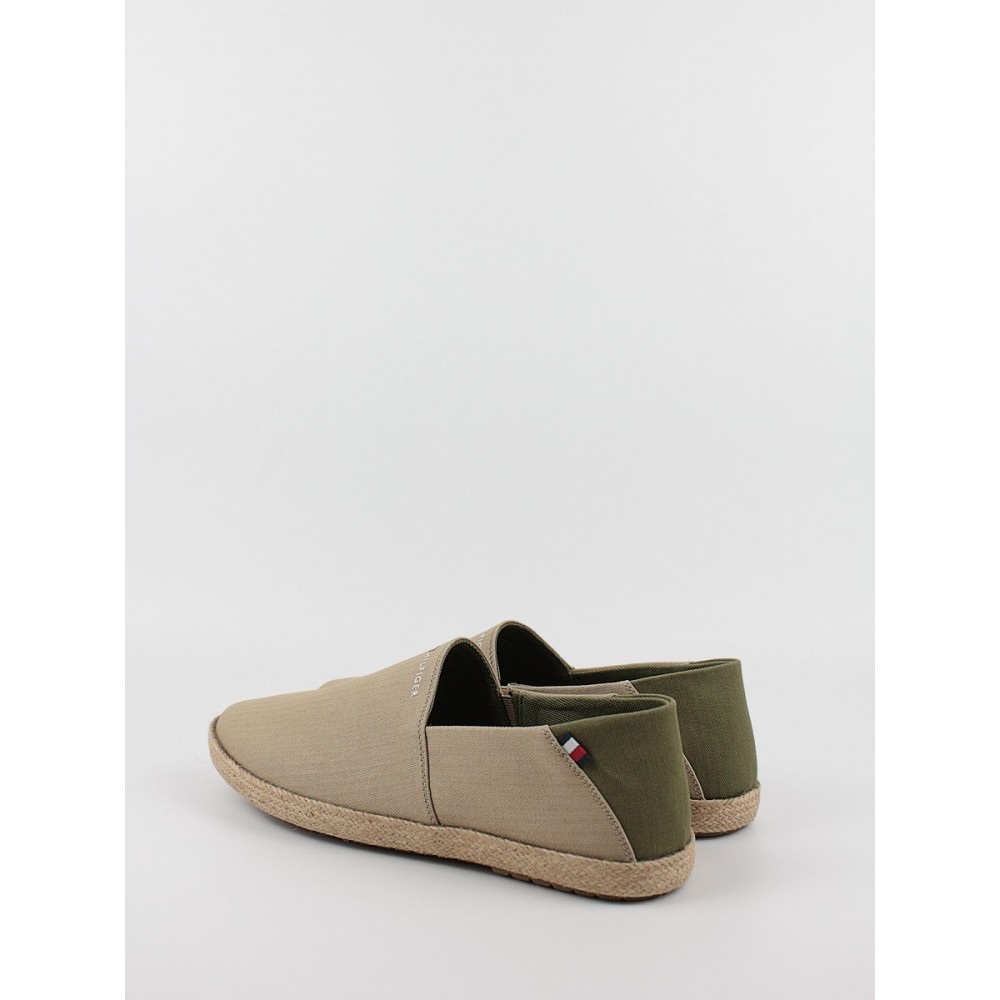 Men\'s Espadrilles Tommy Hilfiger Hilfiger Espadrille Core Textile FM0FM04981-AEG Biege Men\'s Espadrilles Tommy Hilfiger Hilfiger Espadrille Core Textile FM0FM04981-AEG Biege