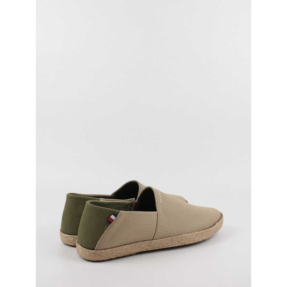 Men\'s Espadrilles Tommy Hilfiger Hilfiger Espadrille Core Textile FM0FM04981-AEG Biege Men\'s Espadrilles Tommy Hilfiger Hilfiger Espadrille Core Textile FM0FM04981-AEG Biege