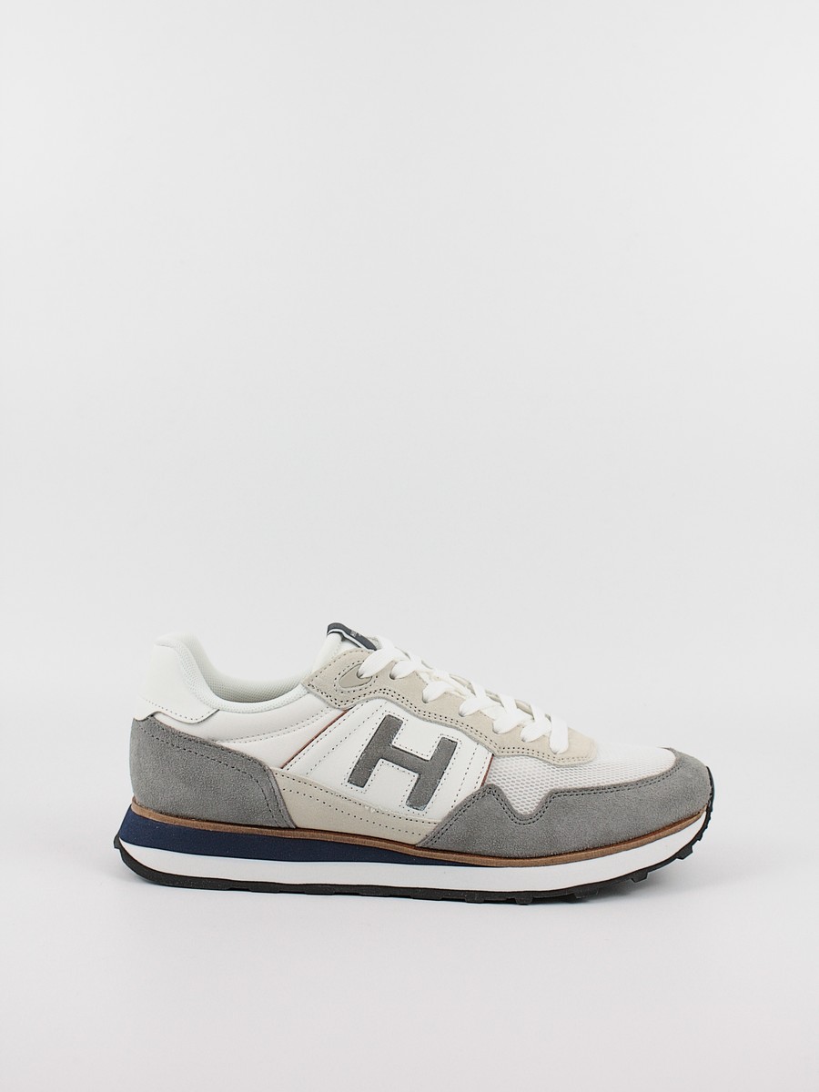 Ανδρικά Sneakers Hackett London Telfor Varsity HMS21386 Ασπρο