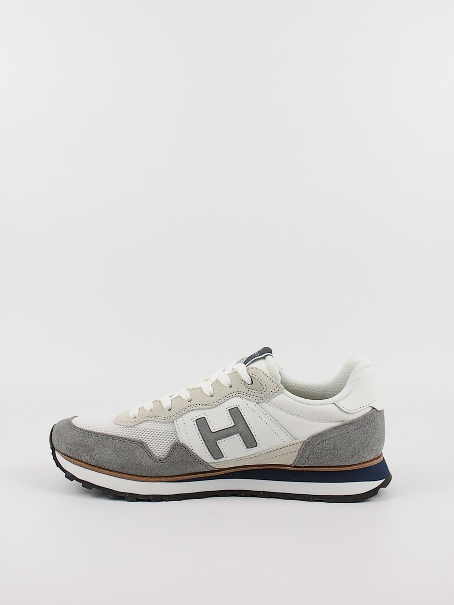 Ανδρικά Sneakers Hackett London Telfor Varsity HMS21386 Ασπρο