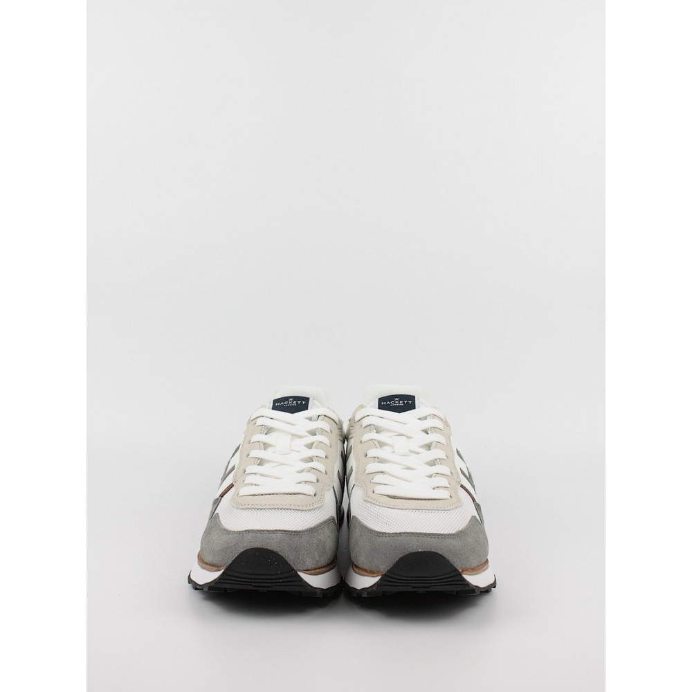 Ανδρικά Sneakers Hackett London Telfor Varsity HMS21386 Ασπρο