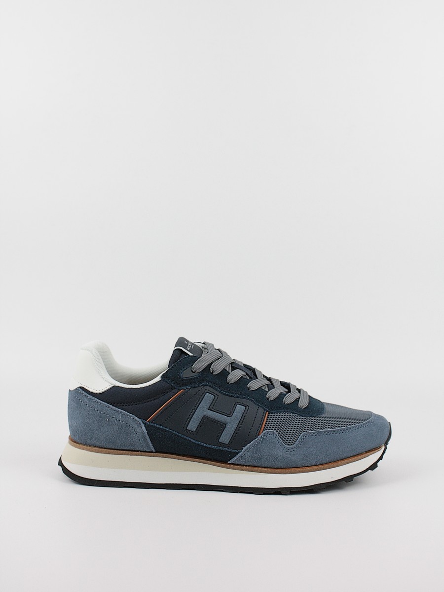 Men Sneakers Hackett London Telfor Varsity HMS21386 Blue