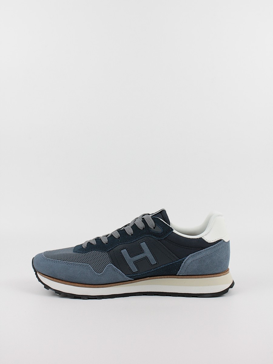 Men Sneakers Hackett London Telfor Varsity HMS21386 Blue