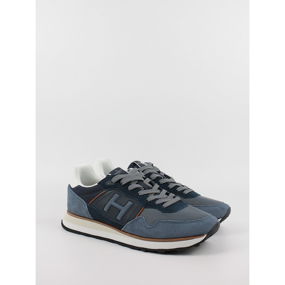 Men Sneakers Hackett London Telfor Varsity HMS21386 Blue