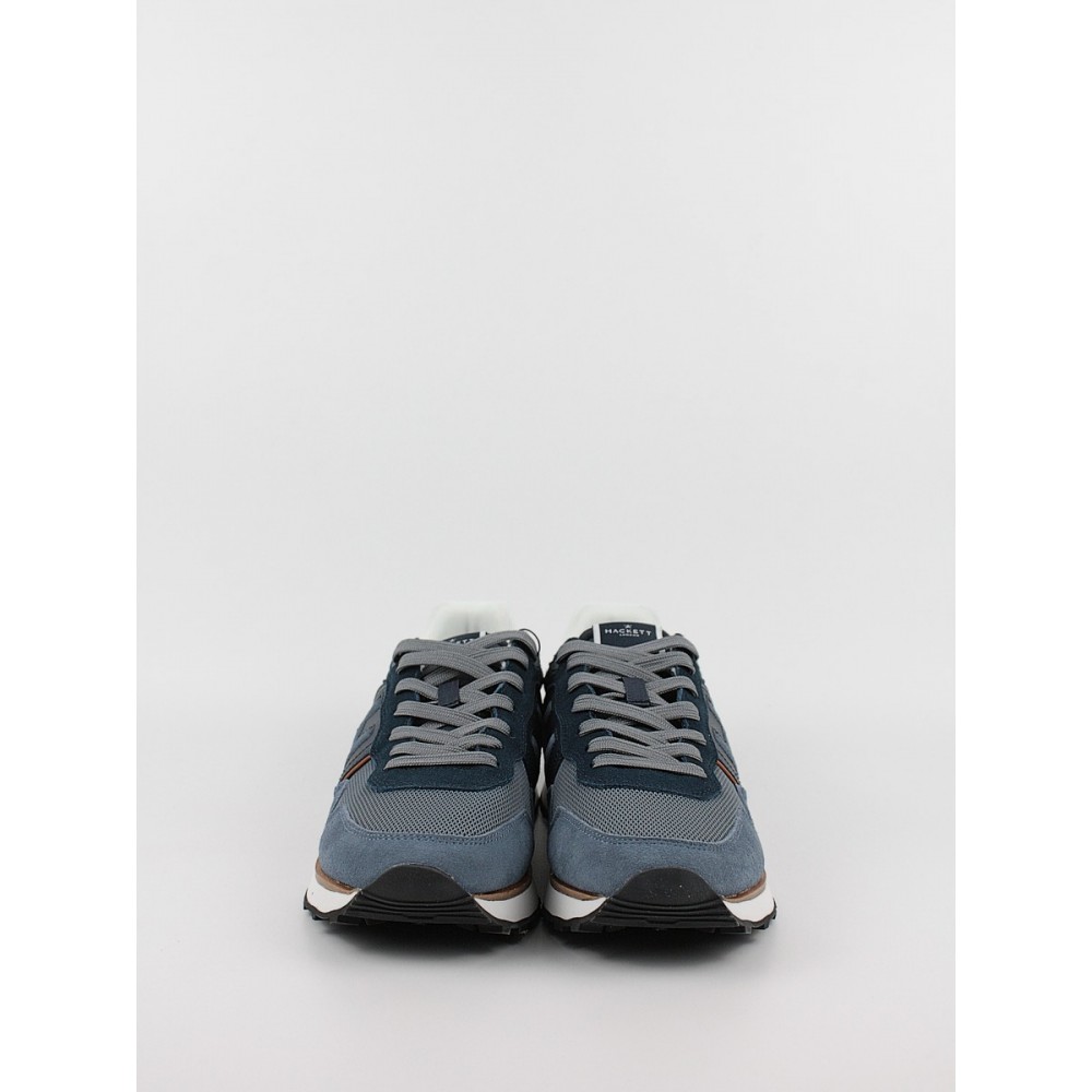 Men Sneakers Hackett London Telfor Varsity HMS21386 Blue