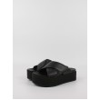 Women's Sandal Calvin KLein Flatform Cross Mg Uc YW0YW01349-0GT Black