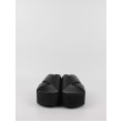 Women's Sandal Calvin KLein Flatform Cross Mg Uc YW0YW01349-0GT Black